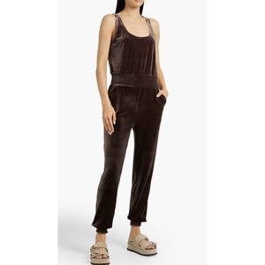 COMMANDO Shirred Velvet Jumpsuit NWT